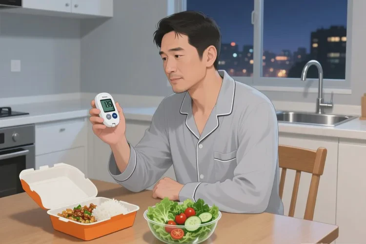 33岁晚餐血糖5点5是怎么回事(图1)