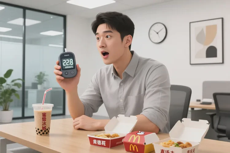 32岁中午血糖25.7是怎么回事(图1)