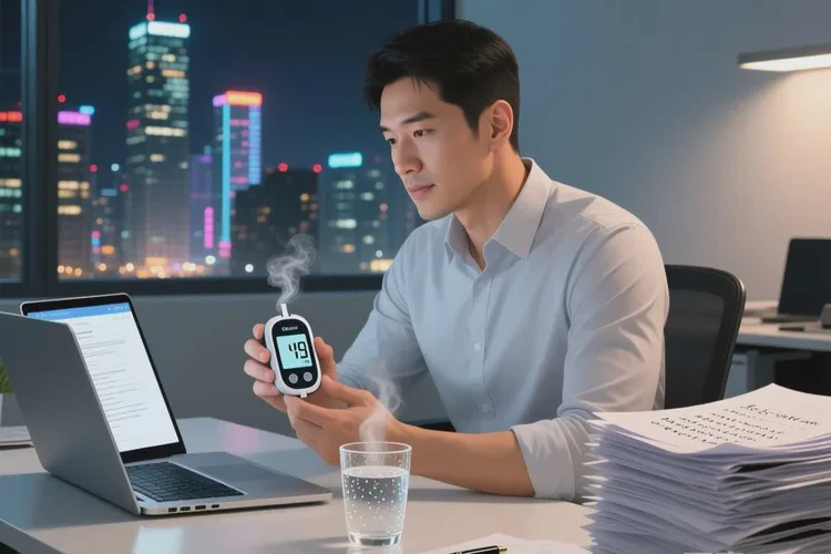 32岁晚上血糖22.8是怎么回事(图1)