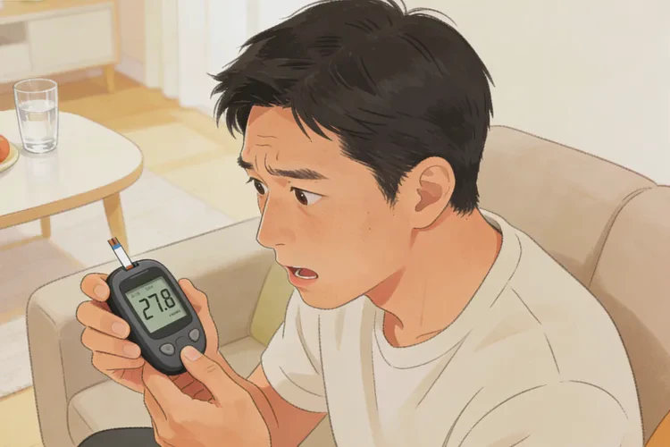 32岁晚上血糖27.8是怎么回事(图1)