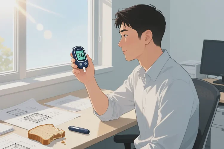 32岁中午血糖4.3是怎么回事(图1)