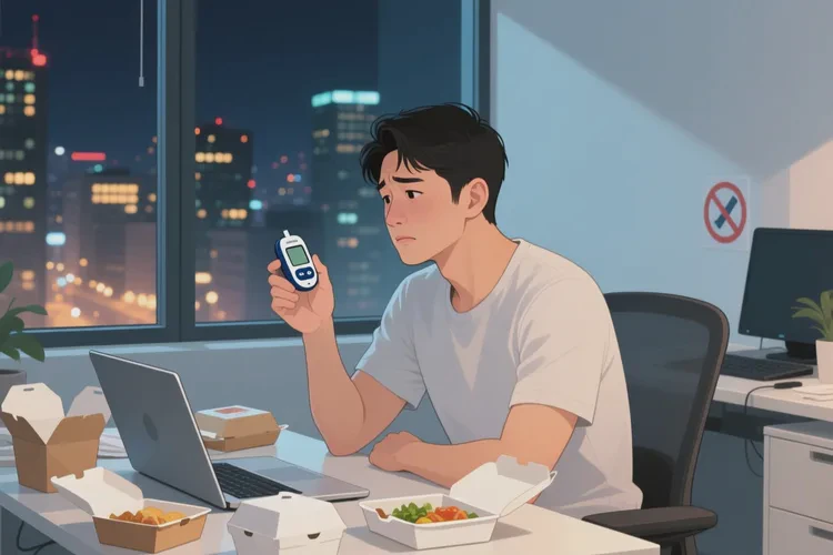 32岁晚上血糖6.8是怎么回事(图1)