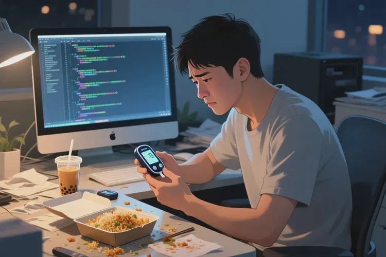 33岁晚餐血糖27.1是怎么回事(图1)