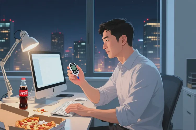 33岁晚餐血糖26.7是怎么回事(图1)