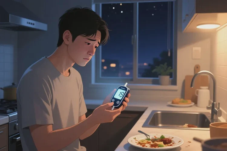 32岁晚上血糖17.4是怎么回事(图1)