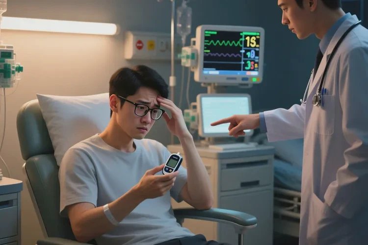 32岁晚上血糖22.2是怎么回事(图1)