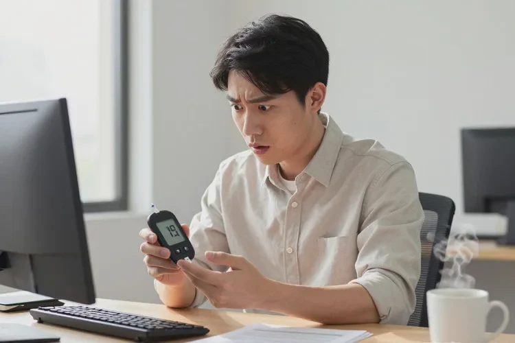 32岁中午血糖21.9是怎么回事(图1)