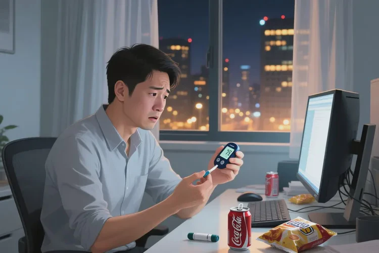 32岁早上空腹血糖7点6是怎么回事(图1)