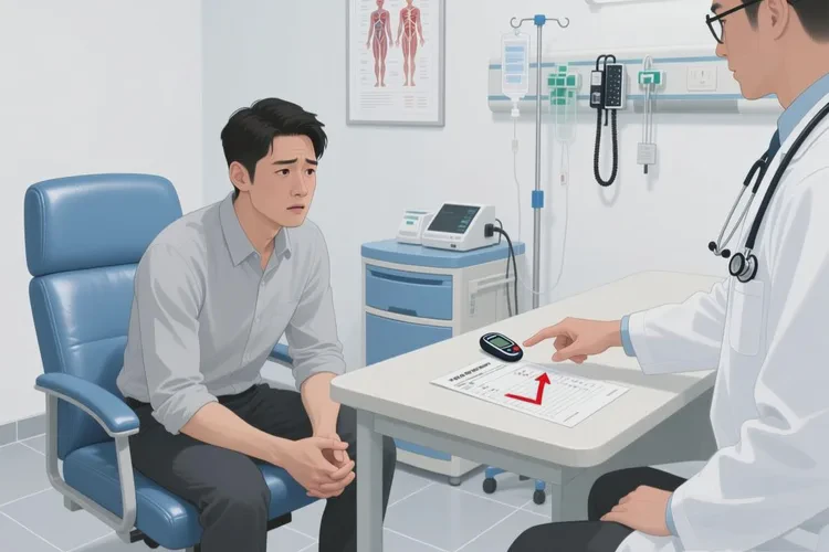 34岁空腹血糖17.8是怎么回事(图1)