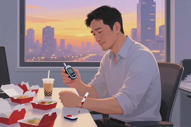 34岁中餐血糖16.3是怎么回事(图1)