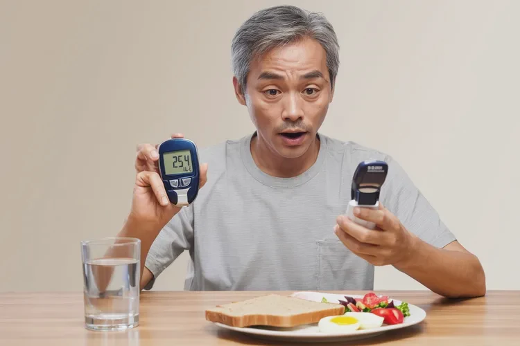 39岁早上空腹血糖25.4是怎么回事(图1)