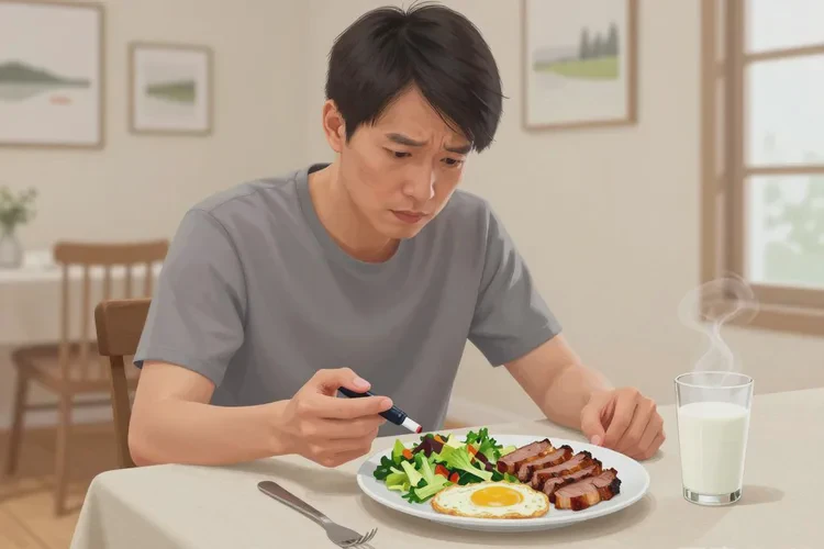 34岁中餐血糖14.4是怎么回事(图1)