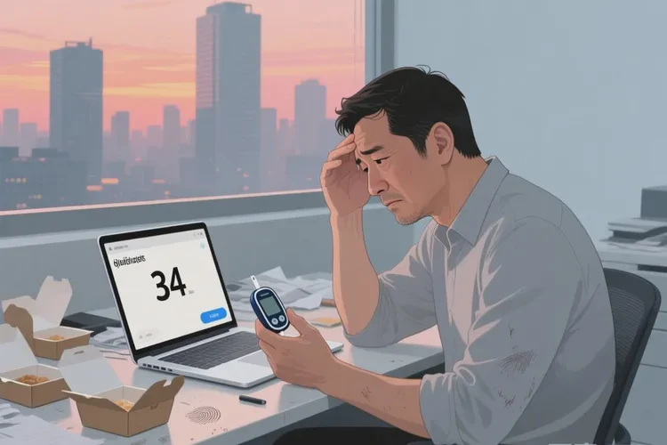 34岁中餐血糖29.7是怎么回事(图1)