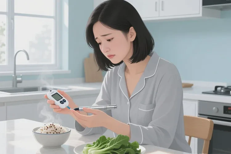 34岁晚餐血糖7.9是怎么回事(图1)