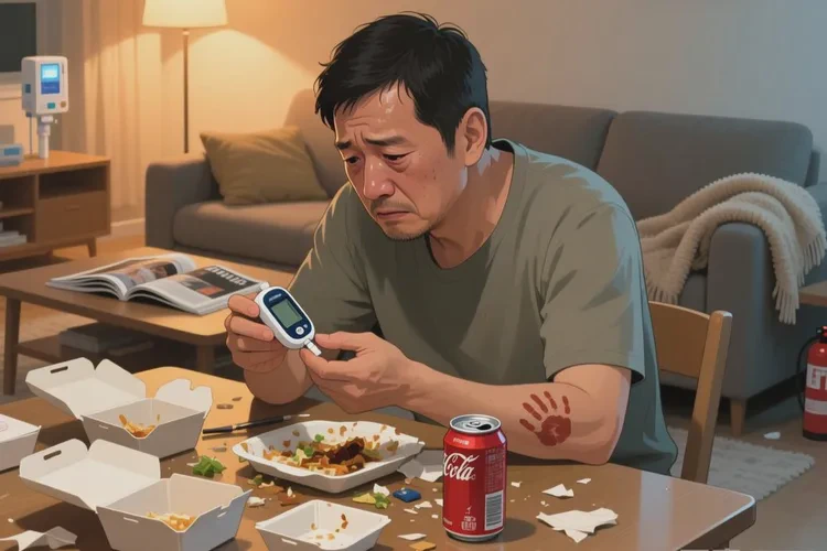 34岁晚餐血糖24.7是怎么回事(图1)