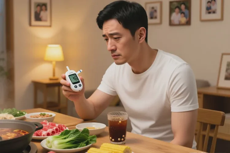 34岁晚餐血糖20点5是怎么回事(图1)