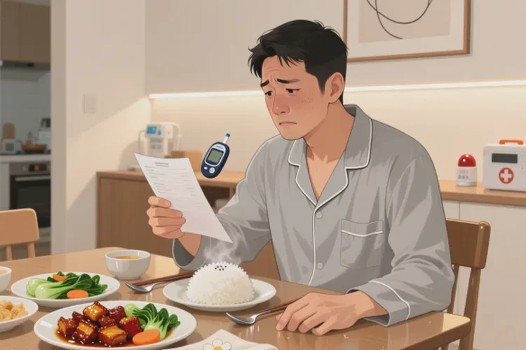 34岁晚餐血糖22.4是怎么回事(图1)