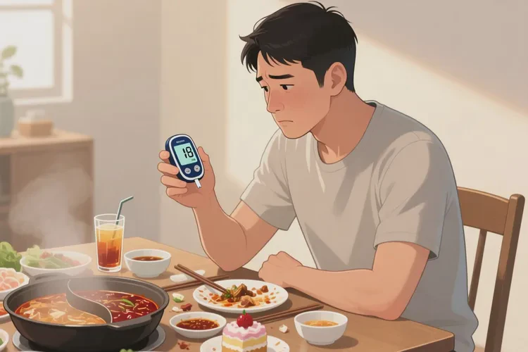 34岁晚餐血糖24.2是怎么回事(图1)