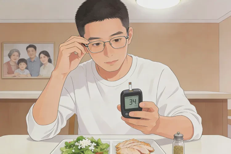 34岁晚餐血糖4点6是怎么回事(图1)