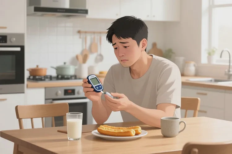 34岁早餐血糖25.1是怎么回事(图1)