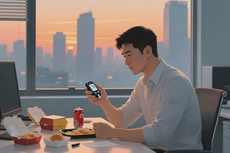 34岁中餐血糖18点6是怎么回事(图1)