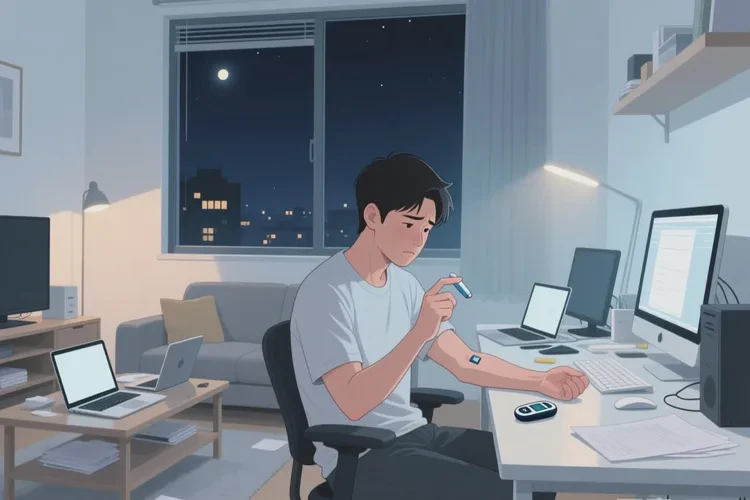 34岁晚餐血糖22.2是怎么回事(图2)