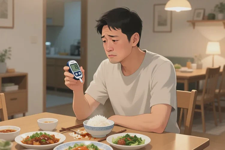 34岁晚餐血糖12.6是怎么回事(图1)