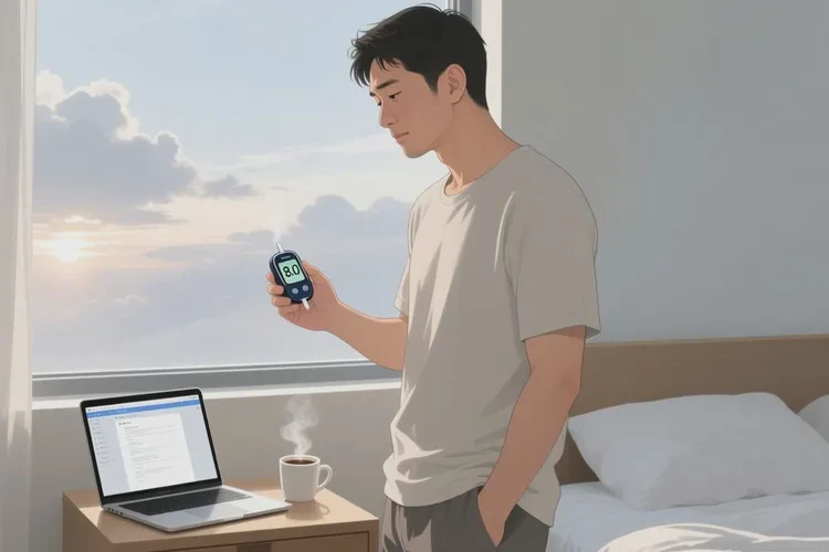 34岁早餐血糖8.0是怎么回事(图1)