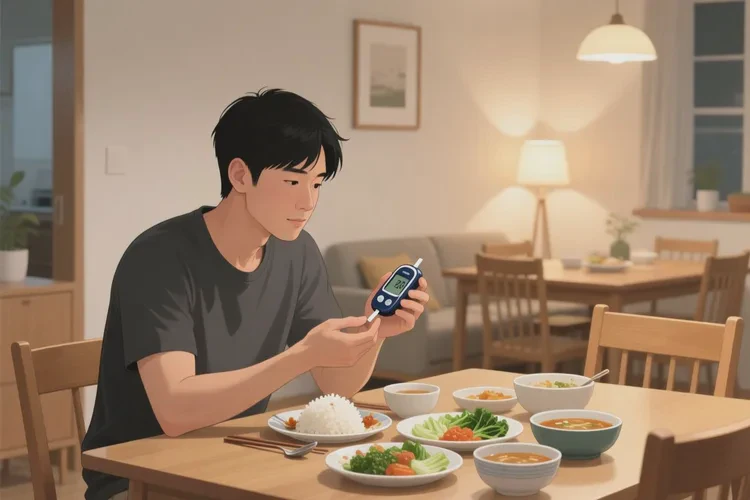 34岁晚餐血糖8.7是怎么回事(图1)