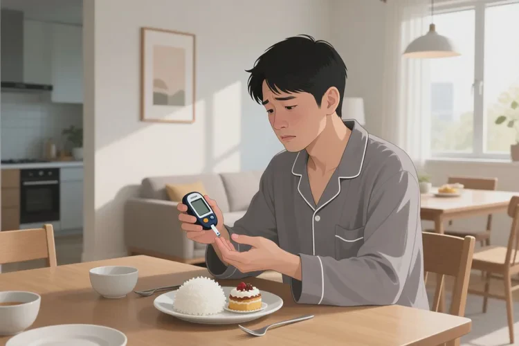 34岁中餐血糖18.2是怎么回事(图1)