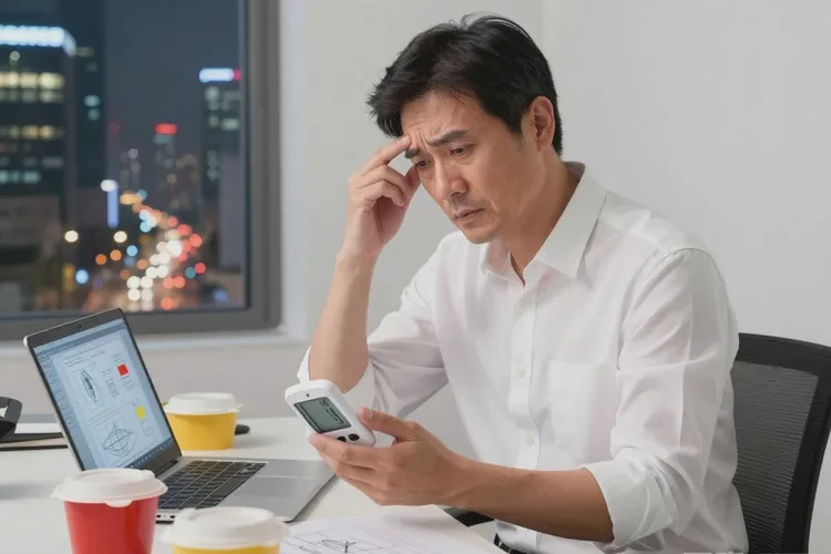 34岁晚餐血糖25.2是怎么回事(图1)