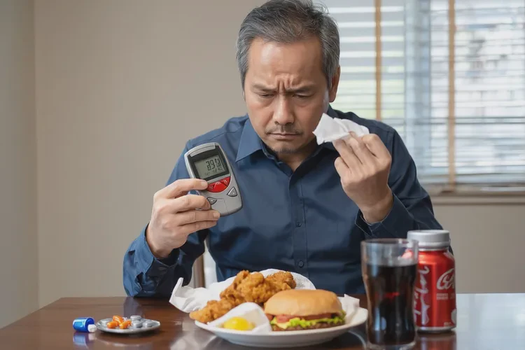 39岁中餐血糖27.4是怎么回事(图1)