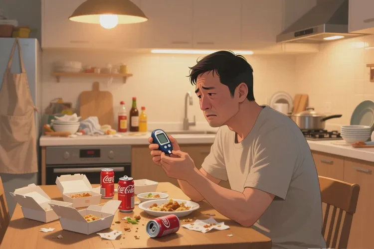 34岁晚餐血糖18点4是怎么回事(图1)