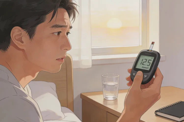 34岁早餐血糖12点5是怎么回事(图1)