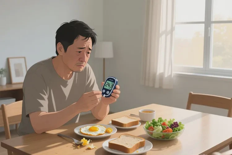 34岁早餐血糖24.3是怎么回事(图1)