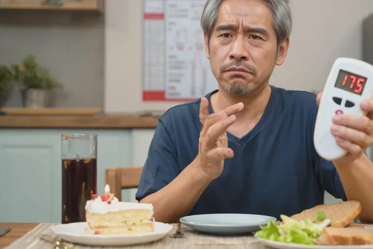 38岁晚餐血糖17.5是怎么回事(图1)