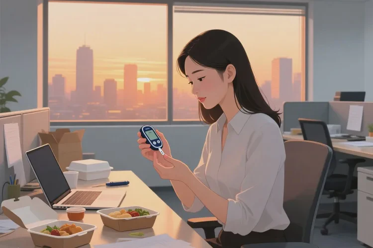 34岁晚餐血糖9.5是怎么回事(图1)