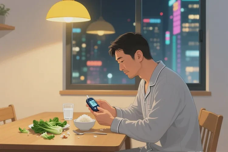 34岁晚餐血糖12.4是怎么回事(图1)