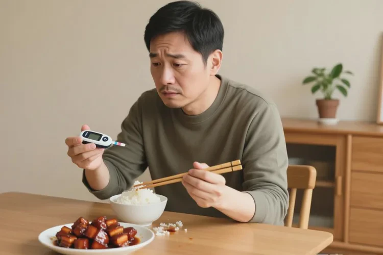 34岁晚餐血糖9点0是怎么回事(图1)