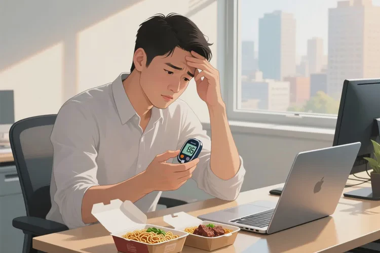 34岁中餐血糖6点4是怎么回事(图1)