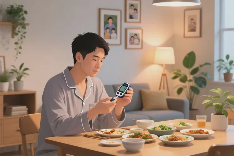 34岁晚餐血糖8点5是怎么回事(图1)