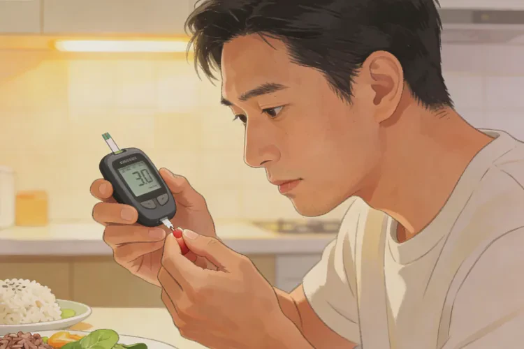 34岁晚餐血糖14.3是怎么回事(图1)