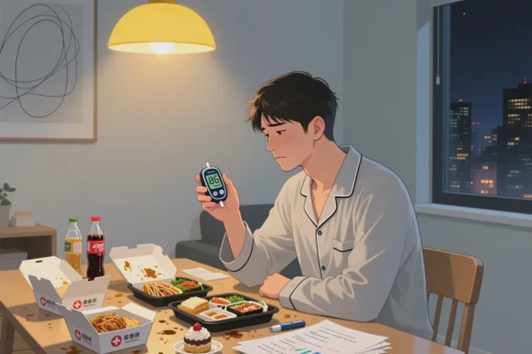 34岁晚餐血糖14.5是怎么回事(图1)