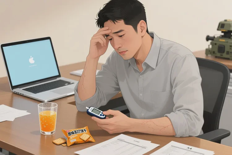 34岁晚餐血糖3点0是怎么回事(图1)