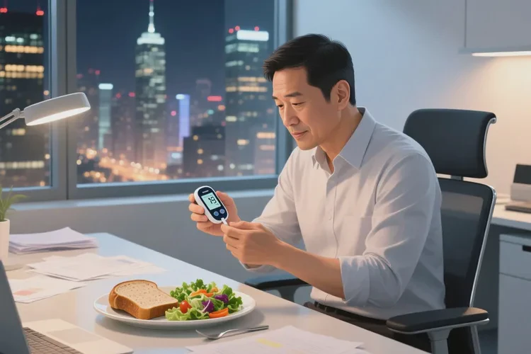 34岁晚餐血糖9点8是怎么回事(图1)