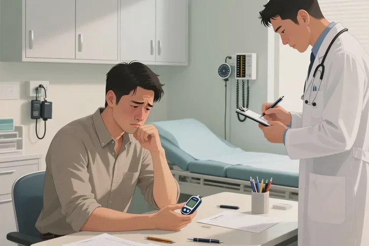 34岁空腹血糖25.6是怎么回事(图1)