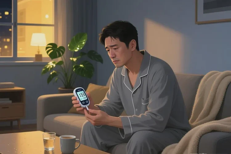 33岁晚上血糖12点9是怎么回事(图1)