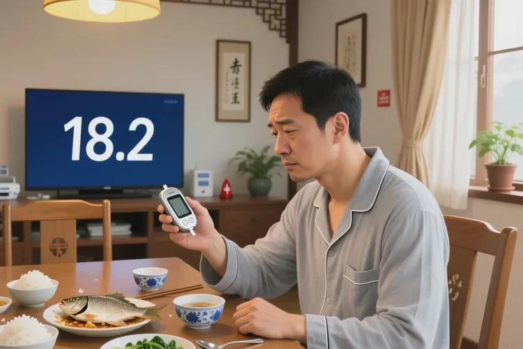 34岁晚餐血糖30.8是怎么回事(图1)