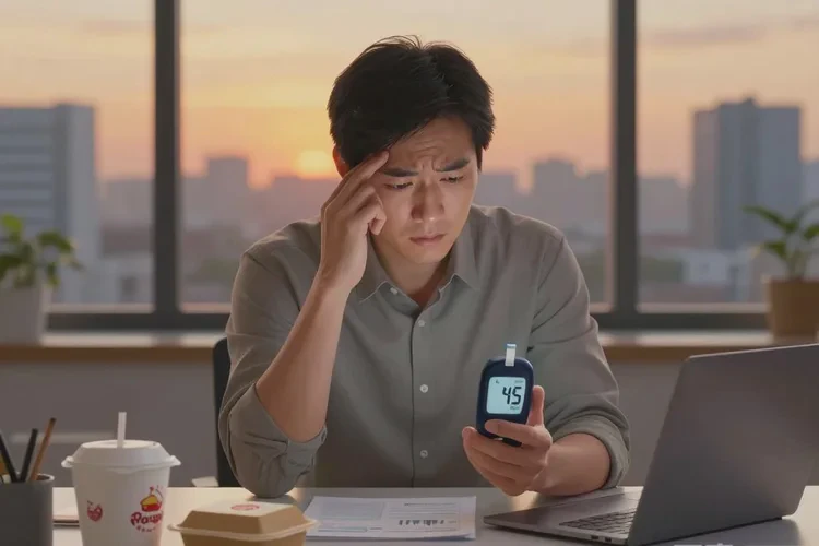 34岁中餐血糖13.8是怎么回事(图1)