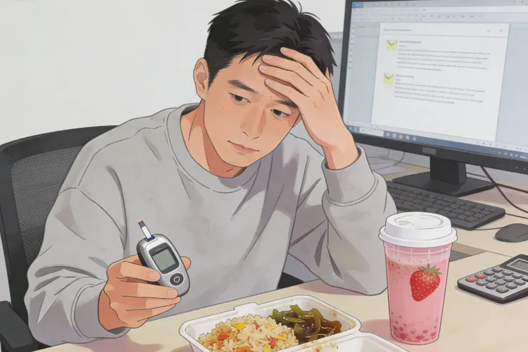 34岁晚餐血糖16.5是怎么回事(图1)